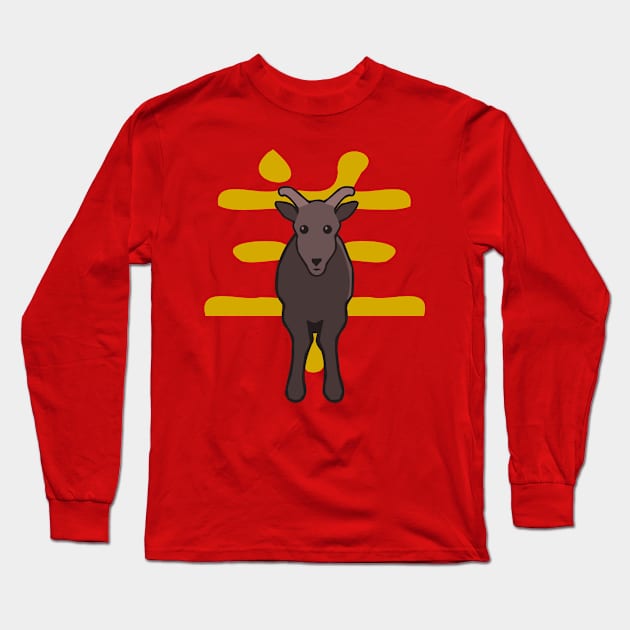 Goat - Chinese Zodiac Long Sleeve T-Shirt by citypanda